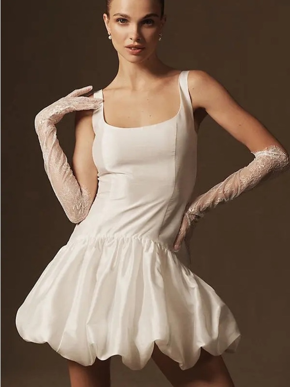 Anthropologie HUTCH Drop-Waist Mini Dress